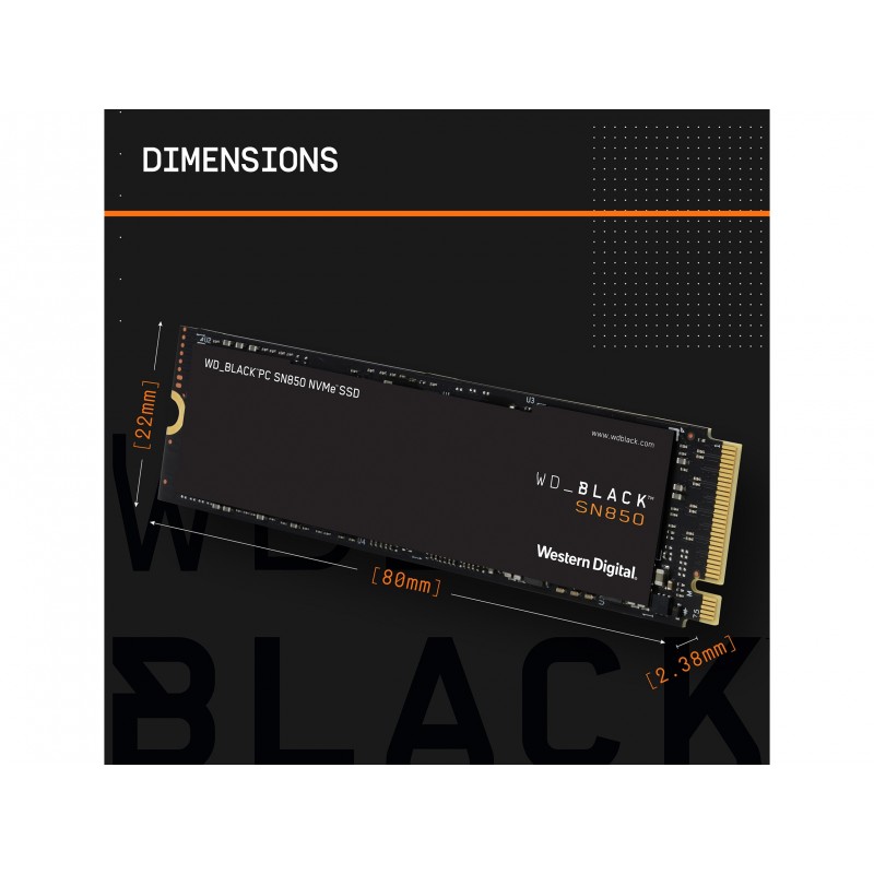 Western Digital WD_Black SN850 NVMe 2TB SSD (WDS200T1X0E-00AFY0)